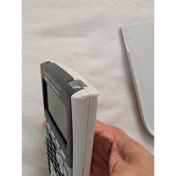 Texas Instruments TI-84 Plus Graphing Calculator Silver Edition Tested Gray - Picture 6 of 6